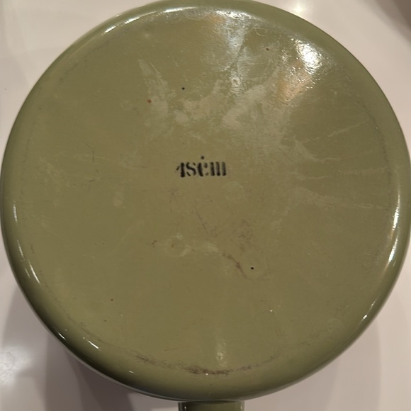 Retro - Vintage Universal green enamel sauce pans with lids - Midcentury - Picture 6 of 16